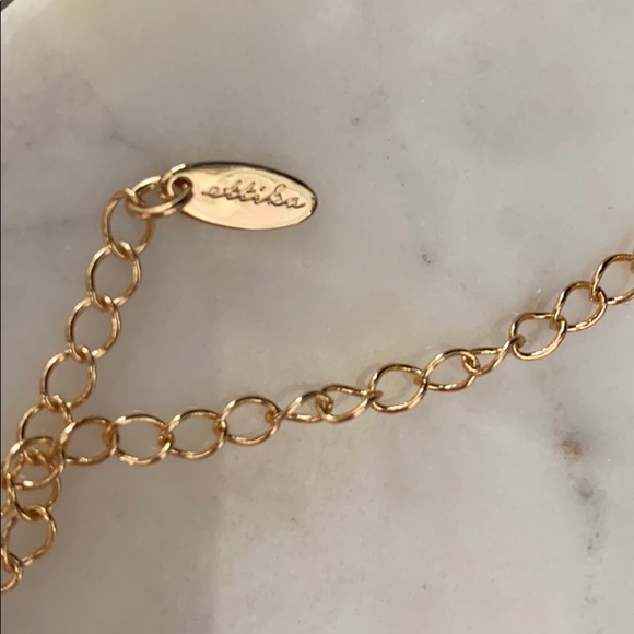 Ettika Layered Necklace Compass  18k Gold Plated - Picture 3 of 4